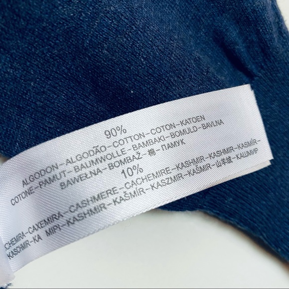 Mossimo Dutti Blue Cardigan With Elbow Patches - Picture 4 of 4